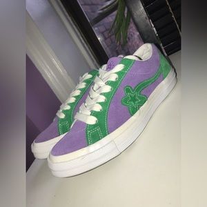 CONVERSE ONE STAR X TYLER THE CREATOR GOLF LE FLEUR Preown PURPLE  SIZE M'6 W'8